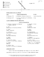Newsletter, National Scientific Balloon Facility, March 1977