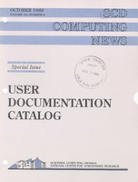 SCD Computing News Volume 10 Issue 8
