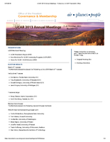 UCAR Members' Meeting Follow-Up Overview, October 2013