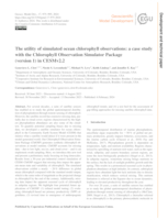 The utility of simulated ocean chlorophyll observations: A case study with the Chlorophyll Observation Simulator Package  (version 1) in CESMv2.2