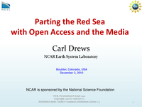 Parting the Red Sea with Open Access and the media [presentation]