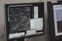 Radar Screen at the RICO operations center (DI01382)