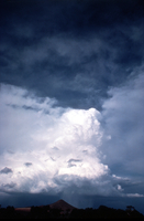 Cumulonimbus obscured by high clouds (DI00132), Photo by Gary Barnes