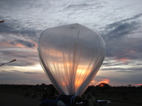 Balloon launch in Africa (DI01598), photo by Terry Hock