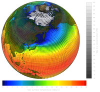 Earth's climate system (DI02467) Image courtesy Gary Strand