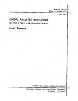 Global Analyses From ECMWF and Atlas of 1000 to 10 Mb Circulation Statistics