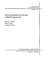 Vertical Interpolation and Truncation of Model-coordinate Data