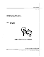 GenPro: GEN Scientific Data Processor; Reference Manual, Release 1.0