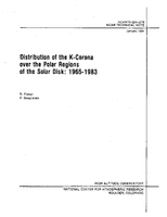 Distribution of the K-corona Over the Polar Regions of the Solar Disk: 1965-1983