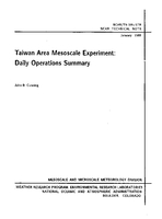 Taiwan Area Mesoscale Experiment: Daily Operations Summary