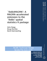 'fieldsMAGMA': A MAGMA-accelerated extension to the 'fields' spatial statistics R package