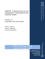 GENLN3: A General Line-by-Line Atmospheric Transmittance and Radiance Model. Version 1.0: Description and Users Guide