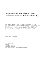 Implementing the Pacific Basin Extended Climate Study (PBECS)