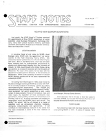 Staff Notes Volume 21 Issue 40