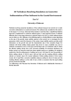 3D turbulence resolving simulation on convective sedimentation of fine sediment in the coastal environment [abstract]