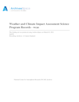Weather and Climate Impact Assessment Science Program Records