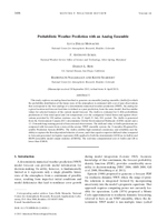 Probabilistic weather prediction with an analog ensemble