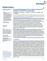 Increased flood exposure due to climate change and population growth in the United States
