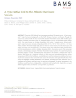 A hyperactive end to the Atlantic hurricane season October-November 2020
