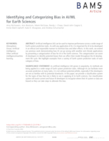 Identifying and categorizing bias in AI/ML for Earth sciences