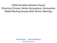 CESM workflow plans [presentation]