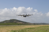 C-130 aircraft in flight at RICO (DI01367)