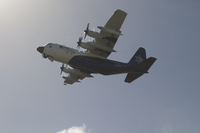 C-130 aircraft in flight at RICO (DI01369)