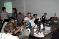 Researchers at the RICO operations center (DI01388)
