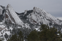 Snowy Flatirons, Boulder, Colorado (DI02501)
