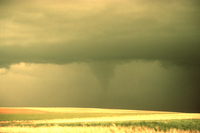 Weather conditions preceding the Limon Tornado, 6 June 1990, a time sequence (DI00548), Photo by Eugene McCaul