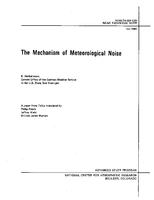 The Mechanism of Meteorological Noise