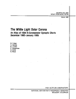 The White Light Solar Corona an Atlas of 1984 K-coronameter Synoptic Charts December 1983-January 1985