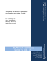 Inclusive Scientific Meetings: An Implementation Guide